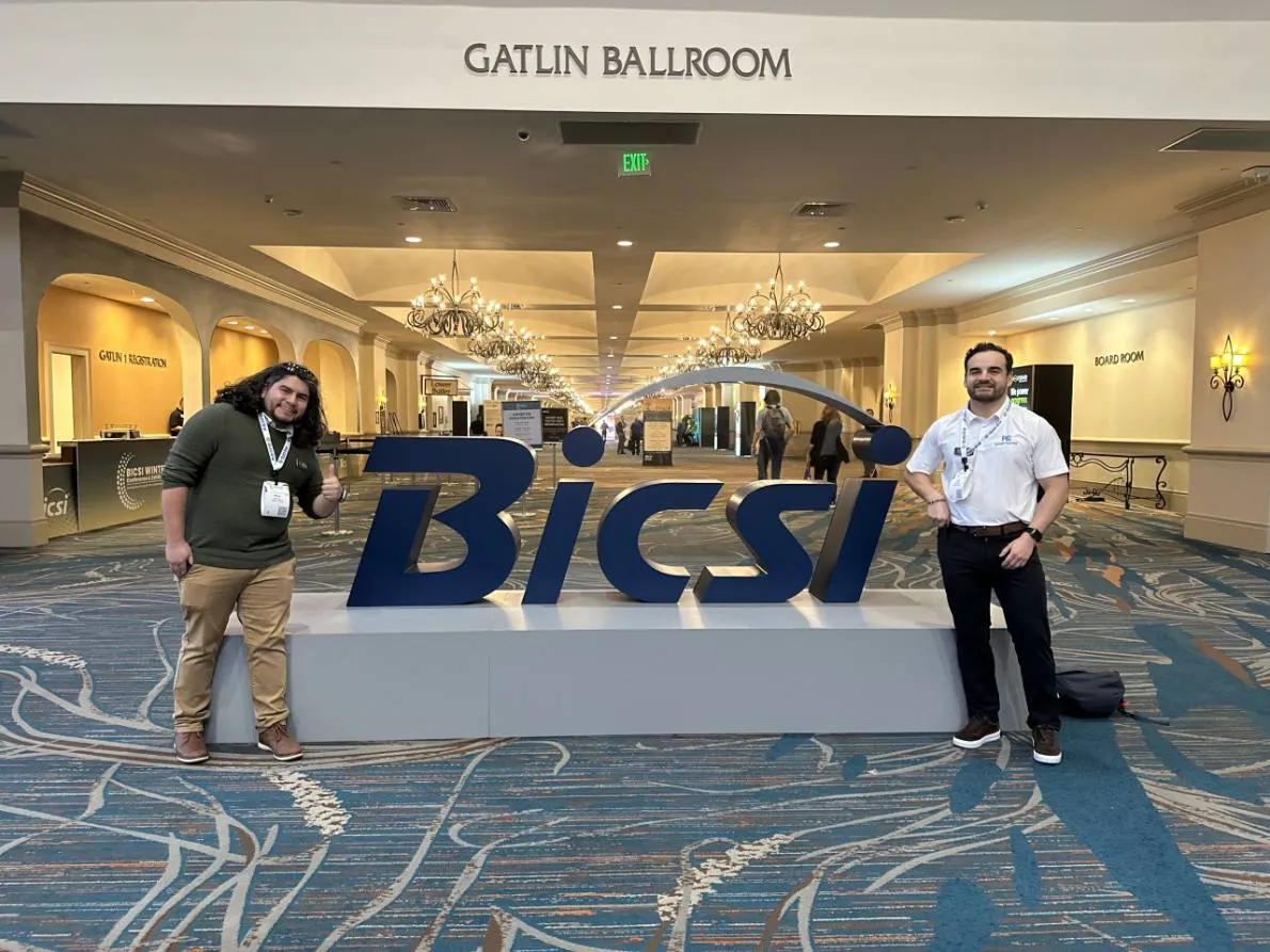 Progresíve engineers at a BICSI telecommunications conference